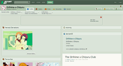 Desktop Screenshot of orihime-x-chizuru.deviantart.com