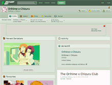 Tablet Screenshot of orihime-x-chizuru.deviantart.com