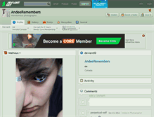 Tablet Screenshot of andeeremembers.deviantart.com