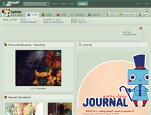 Tablet Screenshot of kairisk.deviantart.com