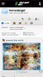 Mobile Screenshot of hornedangel.deviantart.com