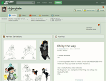 Tablet Screenshot of ninjar-pirate.deviantart.com