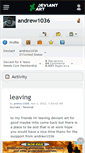 Mobile Screenshot of andrew1036.deviantart.com