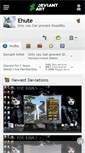 Mobile Screenshot of ehute.deviantart.com