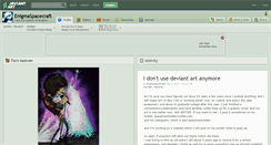 Desktop Screenshot of enigmaspacecraft.deviantart.com