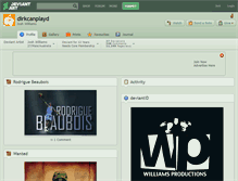 Tablet Screenshot of dirkcanplayd.deviantart.com