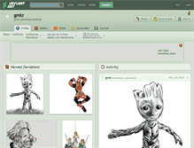 Tablet Screenshot of gmkr.deviantart.com