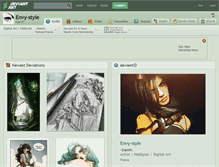 Tablet Screenshot of envy-style.deviantart.com