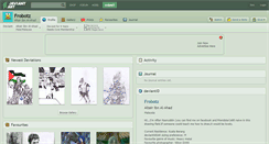 Desktop Screenshot of frobotz.deviantart.com