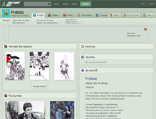 Tablet Screenshot of frobotz.deviantart.com