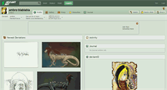Desktop Screenshot of ambre-blablabla.deviantart.com