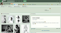 Desktop Screenshot of katrinastranger.deviantart.com