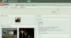 Desktop Screenshot of designear.deviantart.com