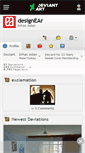 Mobile Screenshot of designear.deviantart.com