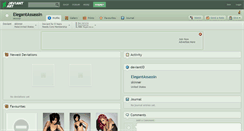Desktop Screenshot of elegantassassin.deviantart.com