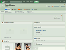Tablet Screenshot of elegantassassin.deviantart.com