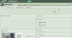 Desktop Screenshot of illusions-angel.deviantart.com