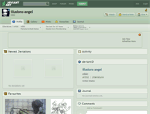 Tablet Screenshot of illusions-angel.deviantart.com
