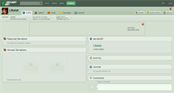 Desktop Screenshot of likelot.deviantart.com