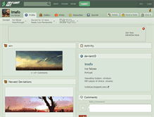 Tablet Screenshot of imafo.deviantart.com