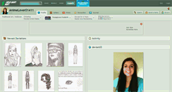 Desktop Screenshot of animelover01411.deviantart.com