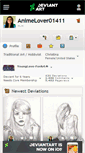 Mobile Screenshot of animelover01411.deviantart.com