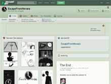 Tablet Screenshot of escapefromnevara.deviantart.com