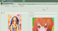 Desktop Screenshot of chocolategreenteacup.deviantart.com