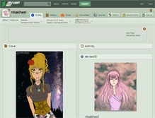 Tablet Screenshot of nisakheel.deviantart.com