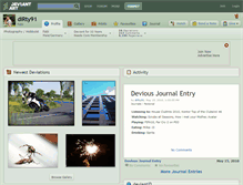 Tablet Screenshot of dirty91.deviantart.com