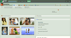 Desktop Screenshot of lauranime.deviantart.com