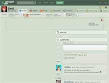 Tablet Screenshot of idesii.deviantart.com