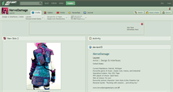 Desktop Screenshot of nervedamage.deviantart.com