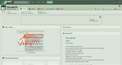 Desktop Screenshot of chowder99.deviantart.com