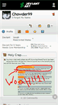 Mobile Screenshot of chowder99.deviantart.com