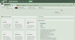 Desktop Screenshot of lokipython.deviantart.com