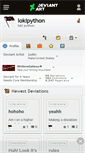 Mobile Screenshot of lokipython.deviantart.com