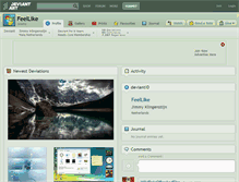 Tablet Screenshot of feellike.deviantart.com