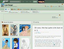 Tablet Screenshot of loan-ranger.deviantart.com