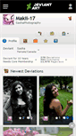 Mobile Screenshot of makii-17.deviantart.com