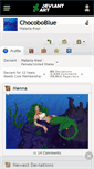 Mobile Screenshot of chocoboblue.deviantart.com
