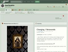 Tablet Screenshot of isaacgarabito.deviantart.com