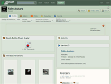 Tablet Screenshot of falln-avatars.deviantart.com
