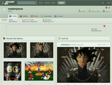 Tablet Screenshot of masterpanos.deviantart.com