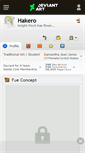 Mobile Screenshot of hakero.deviantart.com