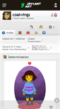Mobile Screenshot of coalwings.deviantart.com