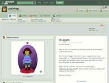 Tablet Screenshot of coalwings.deviantart.com