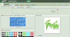 Desktop Screenshot of greenafik.deviantart.com