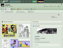 Tablet Screenshot of loshyien.deviantart.com