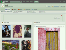 Tablet Screenshot of icenr.deviantart.com
